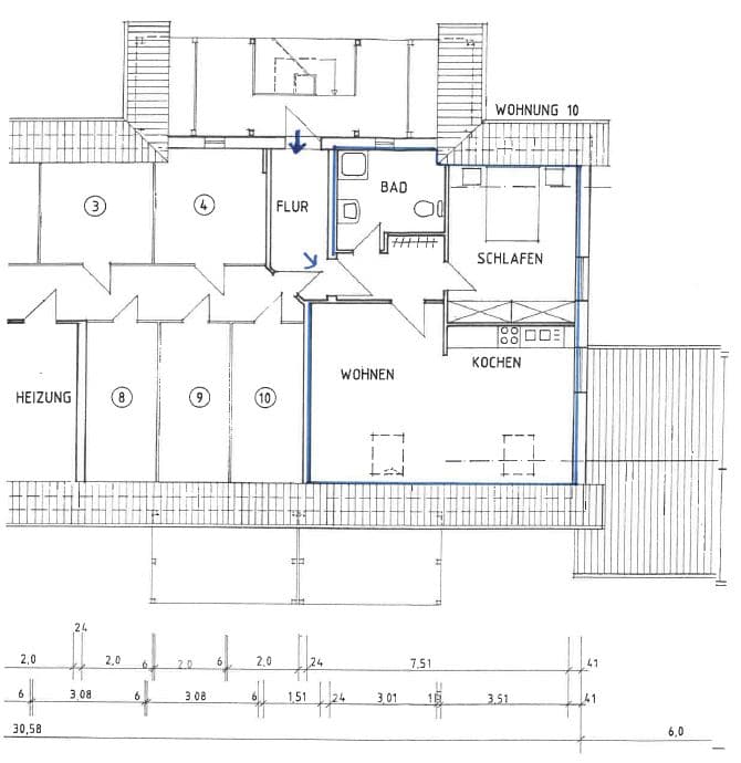 2-Raum Wohnung – Kirschenallee 35, Röbel – Vorschau 7
